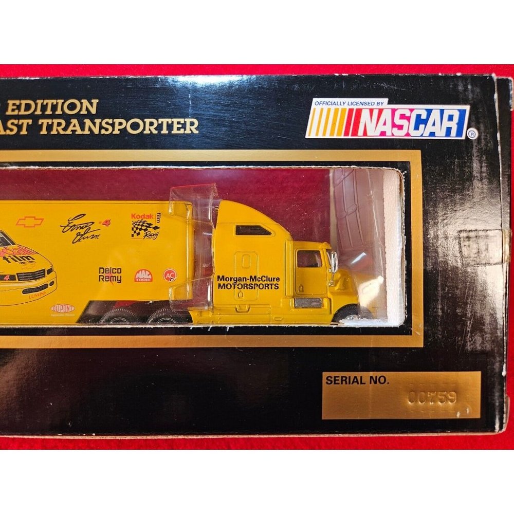 ERNIE IRVAN #4 NASCAR TRANSPORTER 1993 PREMIER LIMITED EDITION 1 OF 3,000 (H32) - Picture 8 of 9